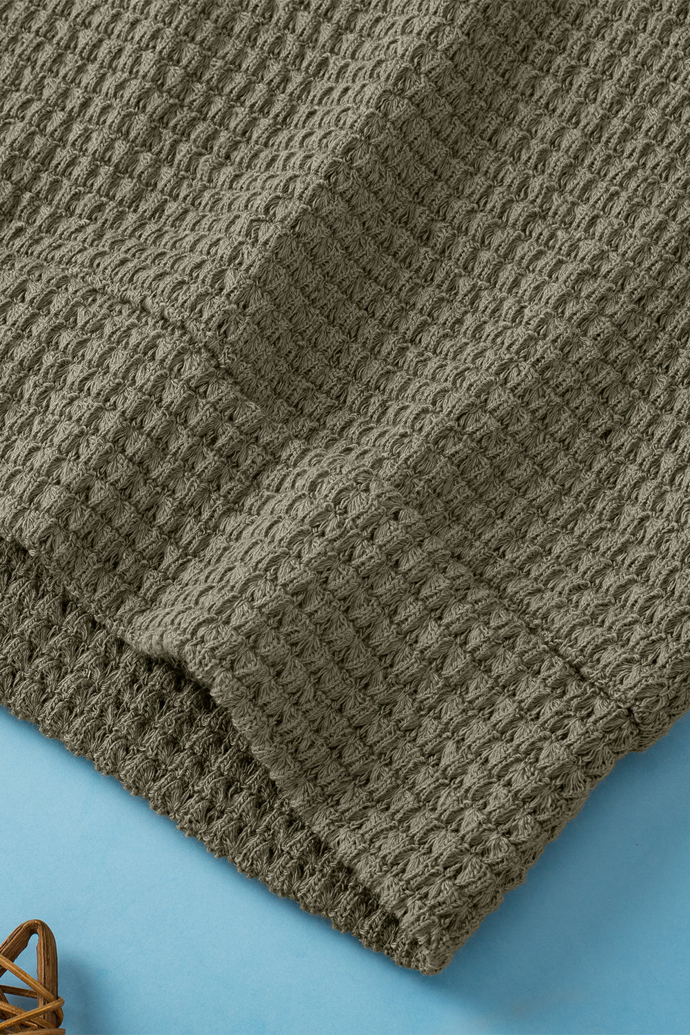 Moss Green Guipure Lace Top