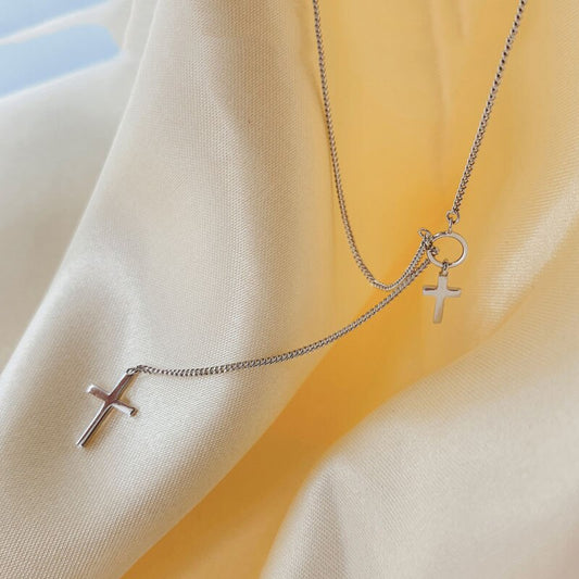 Simple Cross Necklace