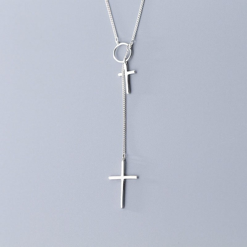 Simple Cross Necklace