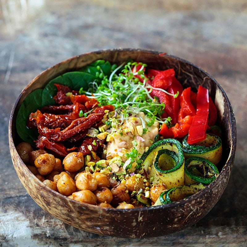 Natural Coconut Bowl Set