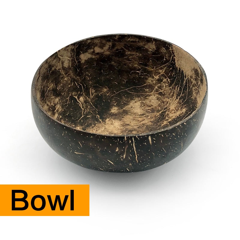 Natural Coconut Bowl Set