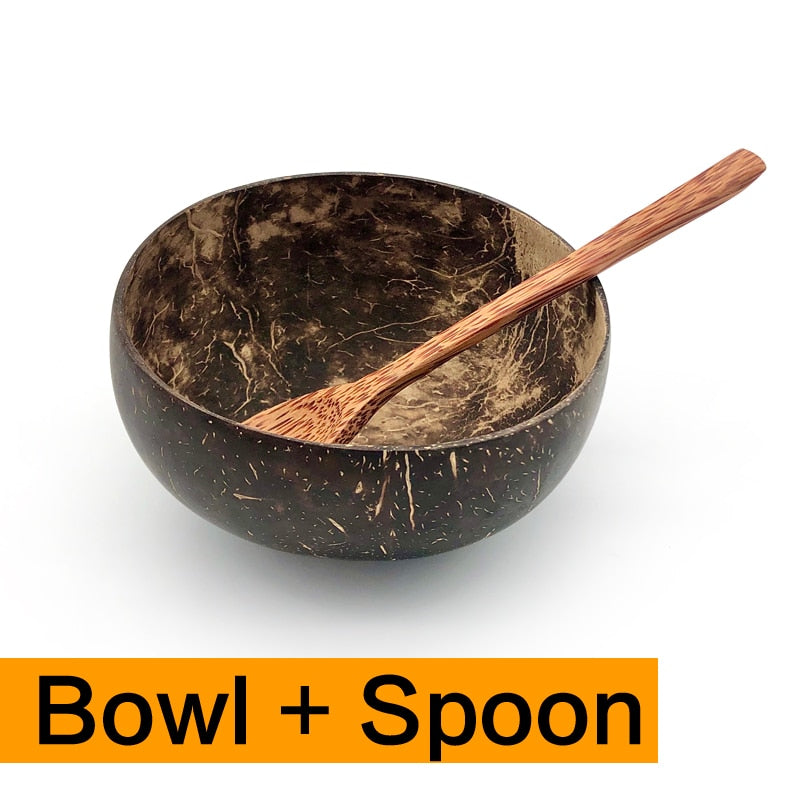 Natural Coconut Bowl Set