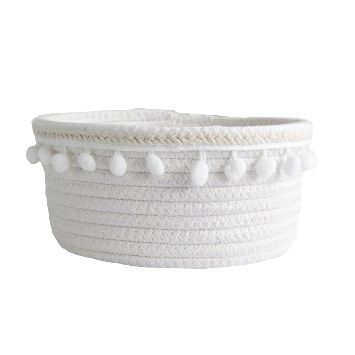 Nordic simple cotton rope storage basket