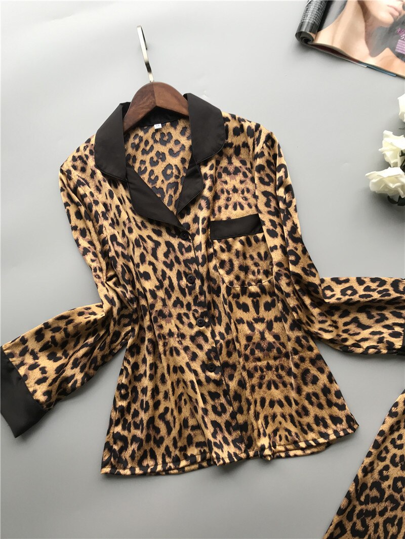 Leopard Sexy Pajama Set