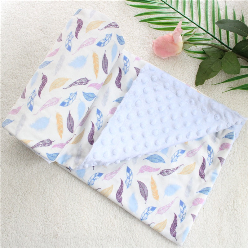 Dotty Print Baby Blankets