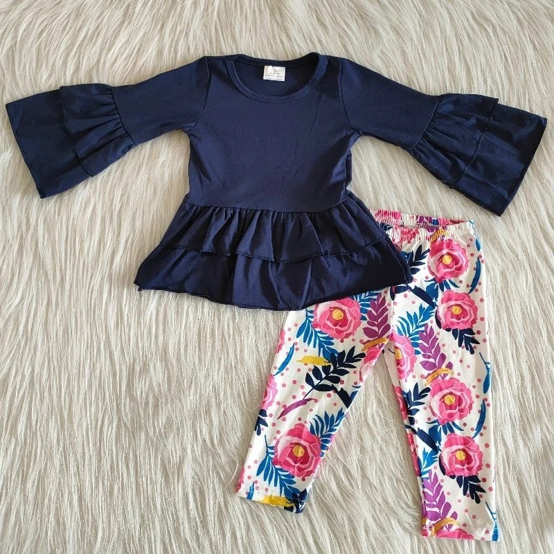 Blue Floral Set