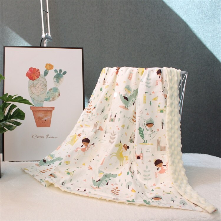 Dotty Print Baby Blankets