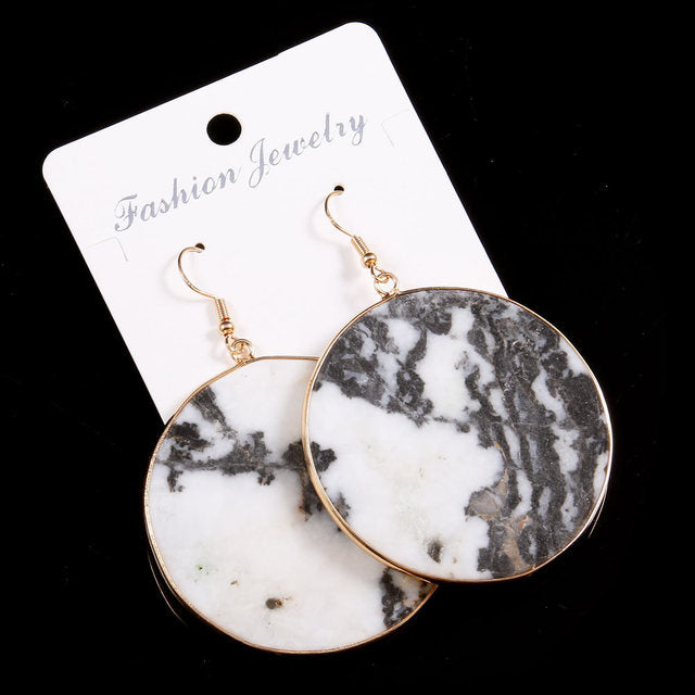 Natural Stone Earrings