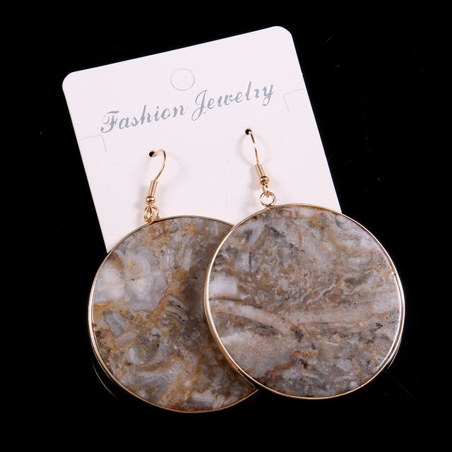 Natural Stone Earrings