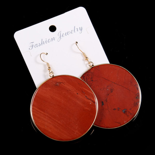 Natural Stone Earrings