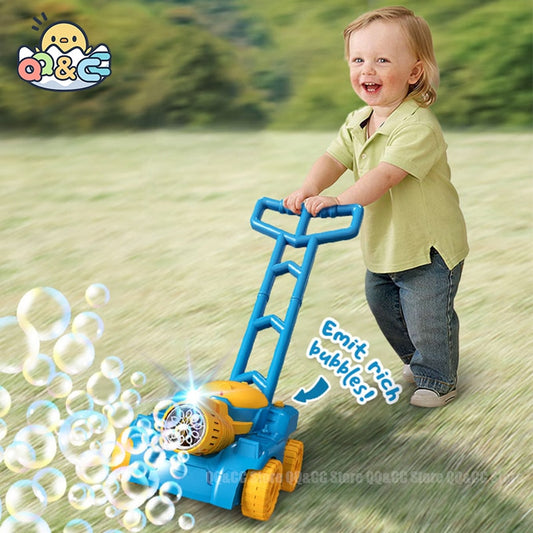Lawn Mower Bubble Machine