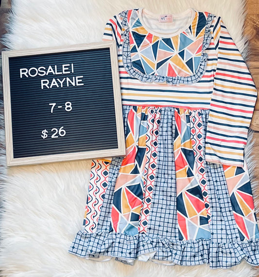 Geometric Colorful Dress