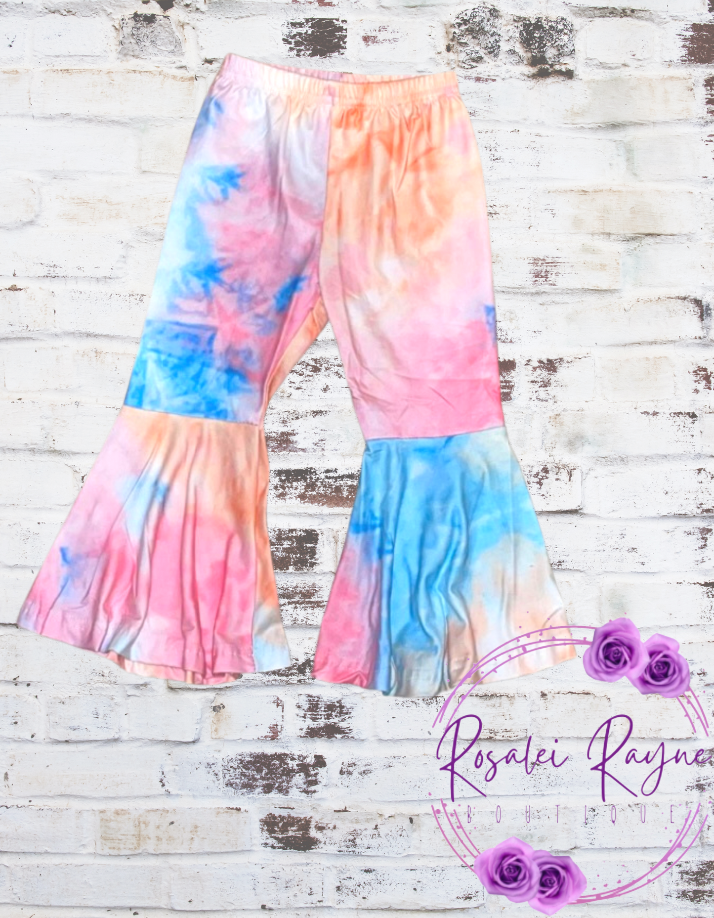 Tie dye bell bottoms