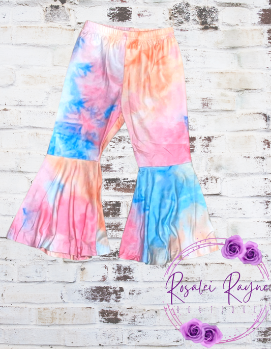 Tie dye bell bottoms