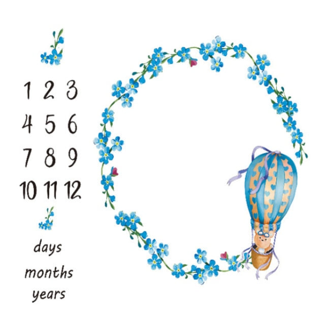 Baby Milestone Blanket