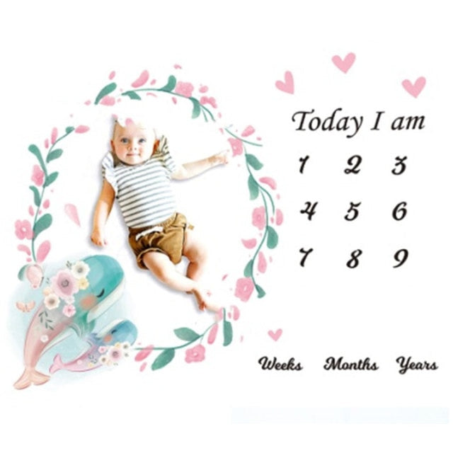 Baby Milestone Blanket